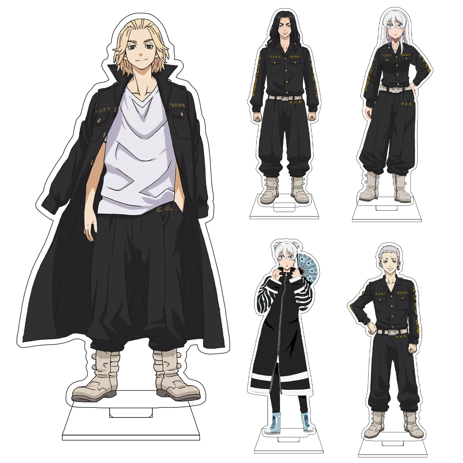 

16CM Anime Tokyo Revengers Cosplay Acrylic Figure Stand Plate Smiley Manjiro Sano Draken Ornaments Gifts