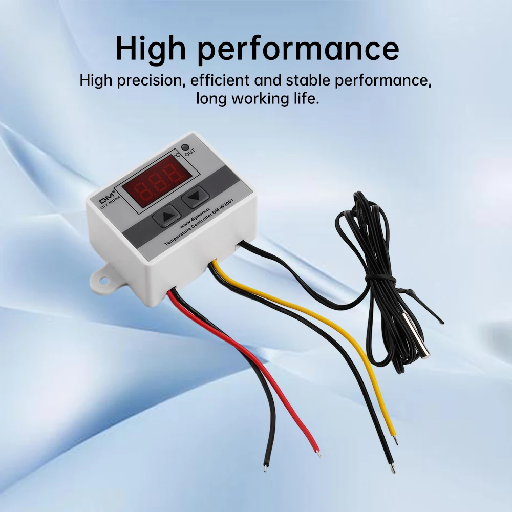 W3001 W3002 LED Digital Control Temperature Microcomputer Thermostat Switch Thermometer New Thermoregulator 12V 24V 110V-220V