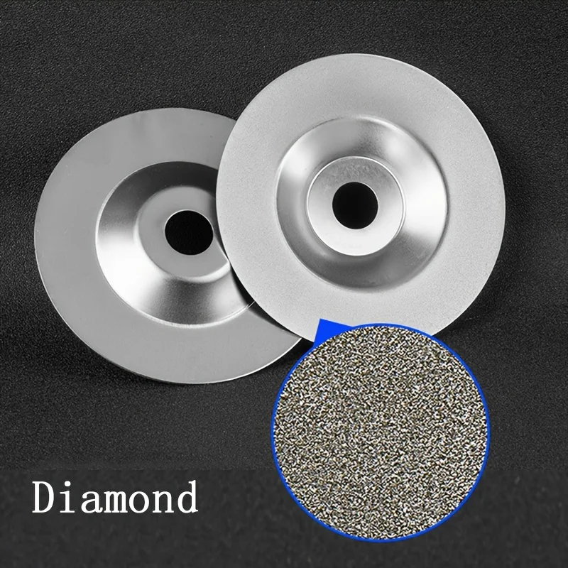 4 Inch Metal Diamond Grinding Disc, Industrial Grade Unassembled Diamond Abrasive Wheel for Grinding Work