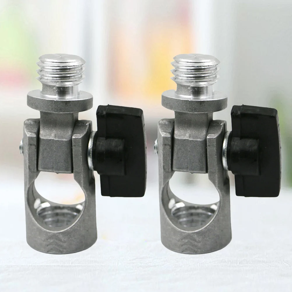 

2pcs Aluminum Alloy Level Tripod Bracket Rotary Universal Joint Adjustable Slope Adapter For Sturdy Mounting Support Tripod