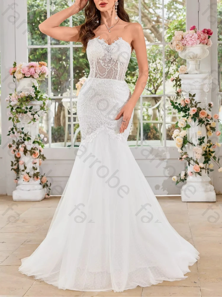 Customized Halter Backless Adjustable Tie Sequins Embroidered Wedding Dresses Exquisite High Quality Prom Party Gowns for Women