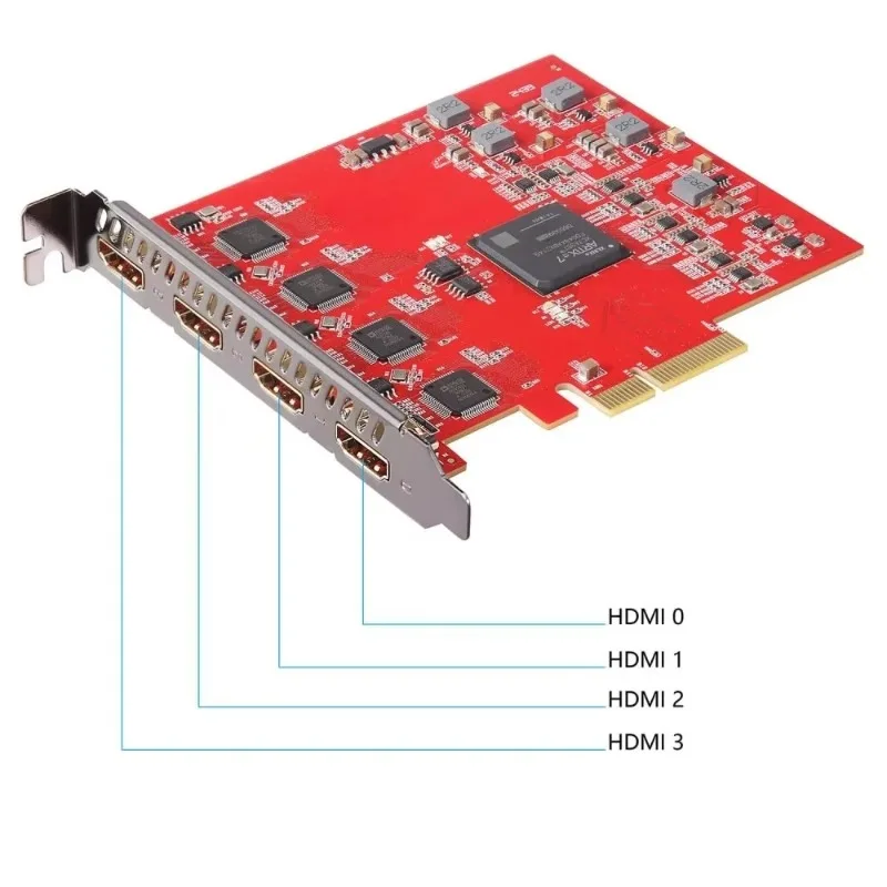 Enter the video capture card interface for live broadcast.