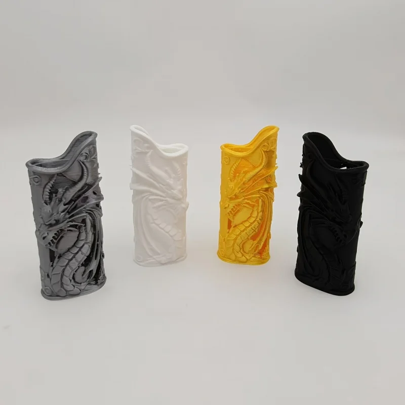 Fun and Novelty 3D Dragon-Shaped Lighter Shell| Compatible with Bic Standard Lighters Standard Lighter Display Stand