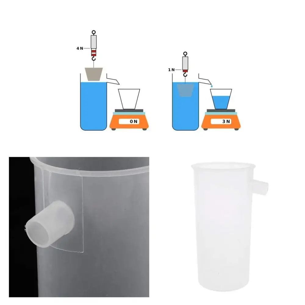 Portable Archimedes Principle Demonstrator Demonstration Kit Measuring Instrument Physics Lab Instrument Force Dynamometer