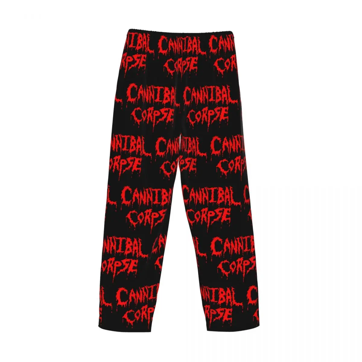 Calças de pijama com logotipo personalizado C-Cannibals C-Corpses para homens Lounge Sleep Calças de dormir com cordão e bolsos