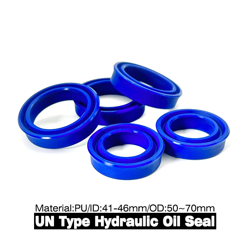 

Прочный синий полиуретановый сальник UN, внутренний диаметр 41–46 мм, наружный диаметр 50–70 мм, маслостойкий для вилочного погрузчика, гидравлика, противовозрастная и простая установка