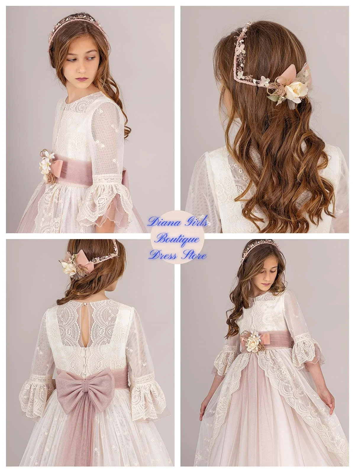 

Платья для первого причастия: элегантные многослойные платья из фатина с пышными кружевными аппликациями, платья для девочек-цветочниц, свадебные, бальные, праздничные, крестильные платья