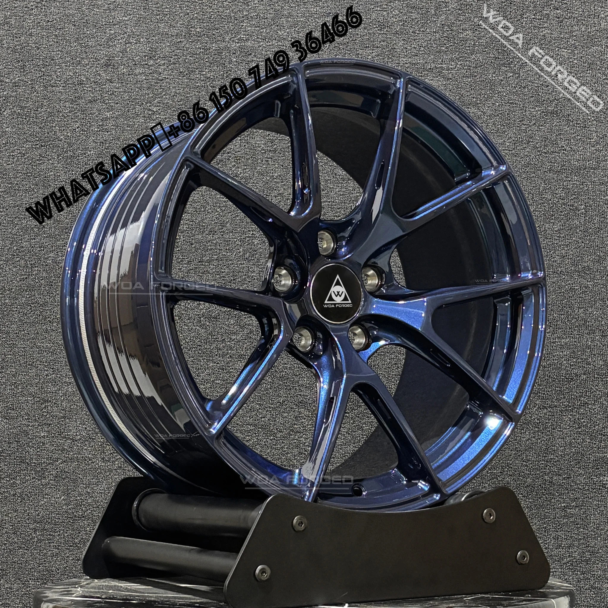 

6061T6 VSR5S Lightweight Stylish Five Spoke Sport Muscular Chrome Polished Aluminum Forged Wheels 18-22 Inch 5x112/120/114.3 20/