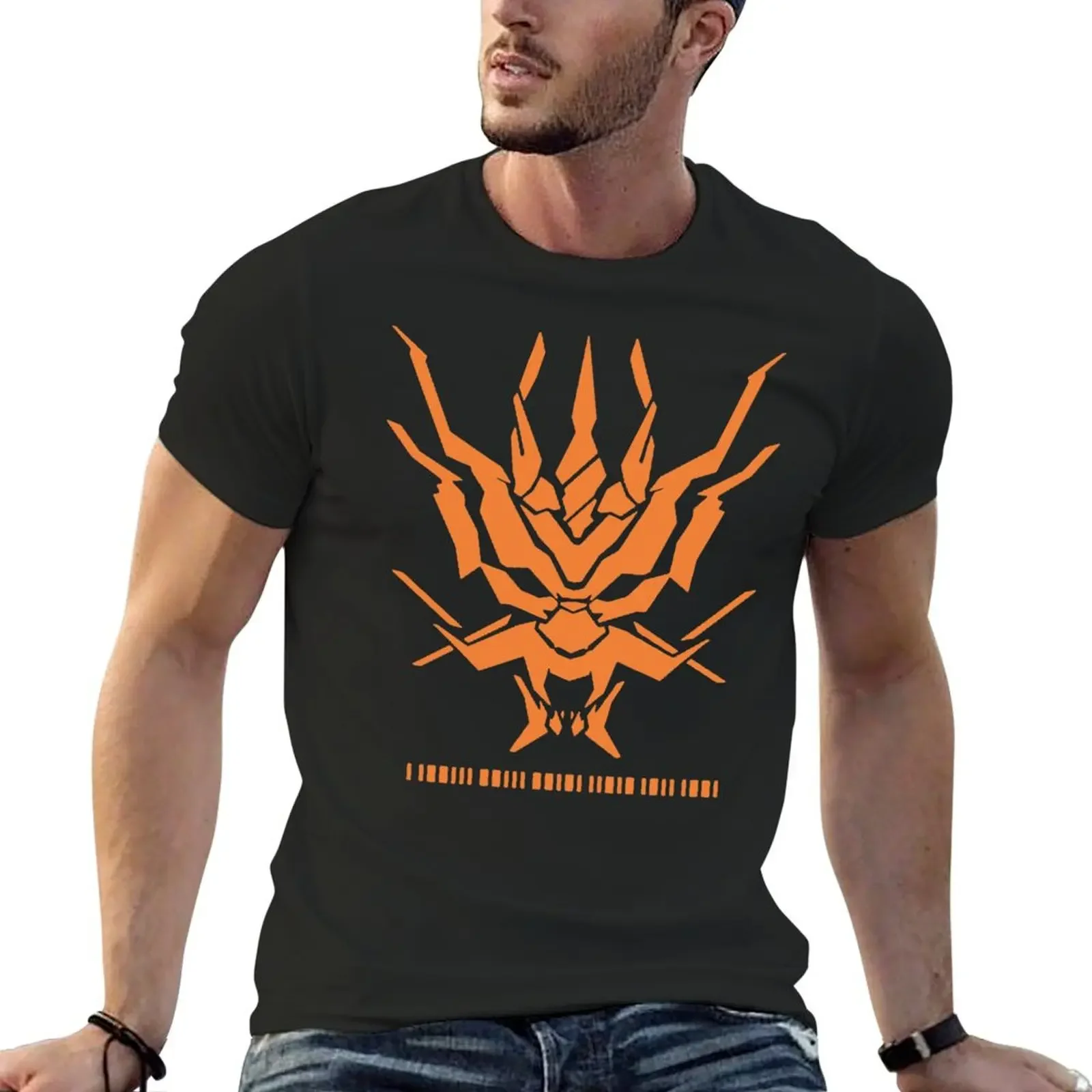 

Arknights - Great Lungmen Logo (orange) T-Shirt cotton graphic tees essential t shirt Short sleeve tee T-shirts for men cotton