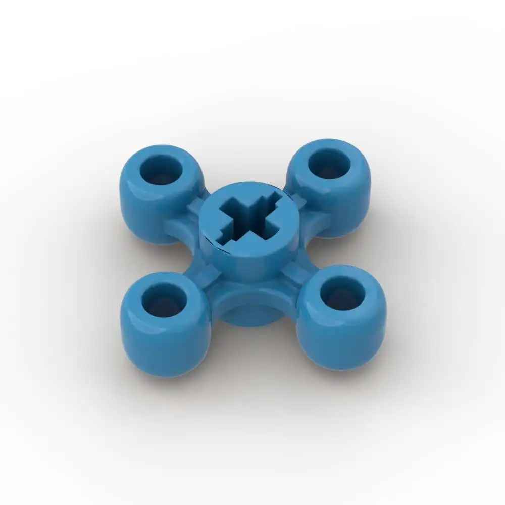 MOC 10PCS Parts Bricks 32072 49135 Gear Building Block Set Wheel With Axle Holes Particle Puzzle DIY Toys Children Birthday Gift