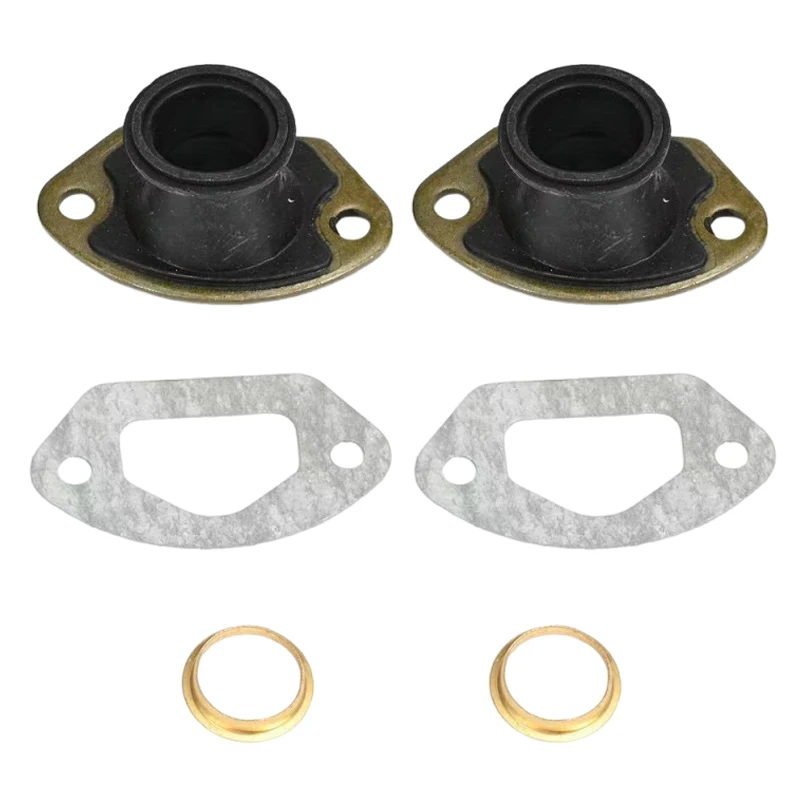 20 Sets Chainsaw Parts Carburetor Intake Pipe with Ring & Gasket For 45 52 5800 Chinese Chainsaw Accessories Repair Kits
