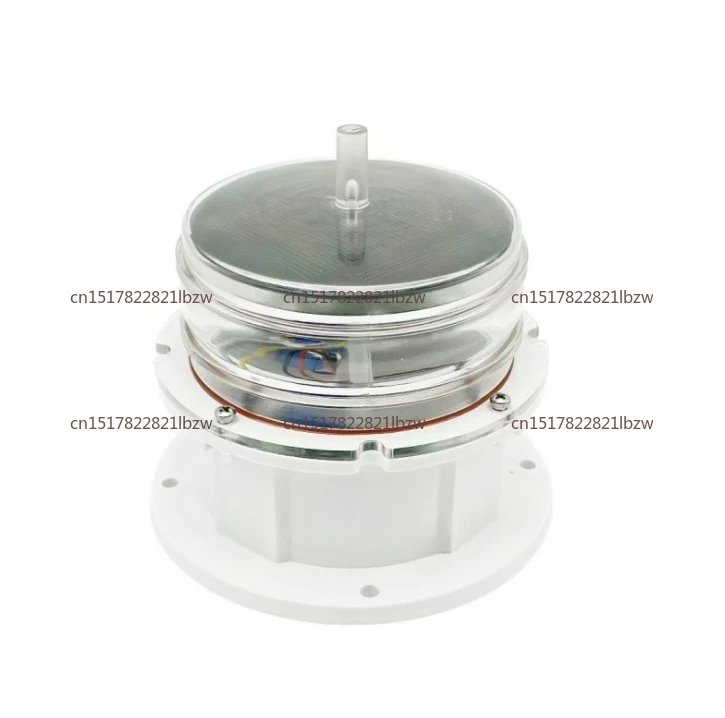 Solar powered navigation lights, buoys, ship navigation lights, flashing anti-collision red signals, yellow navigation lights