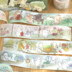1 Roll 30mm*3m Cute little animal washi Sticker Tape, Decorative Stickers, for DIY Journal, scrapbooking decoration materials.