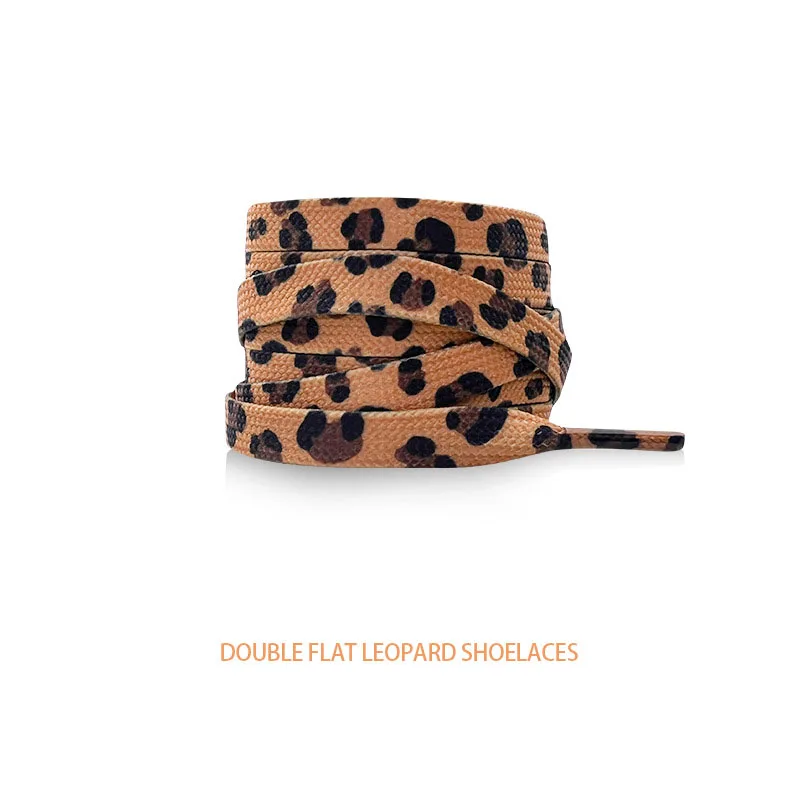 Klassische flache Schnürsenkel für Sneaker, mit Tiermotiven (Leopard, Zebra, Schlange), kreative, unisex, lässige Schnürsenkel aus Canvas, 1 Paar. – Detail 18