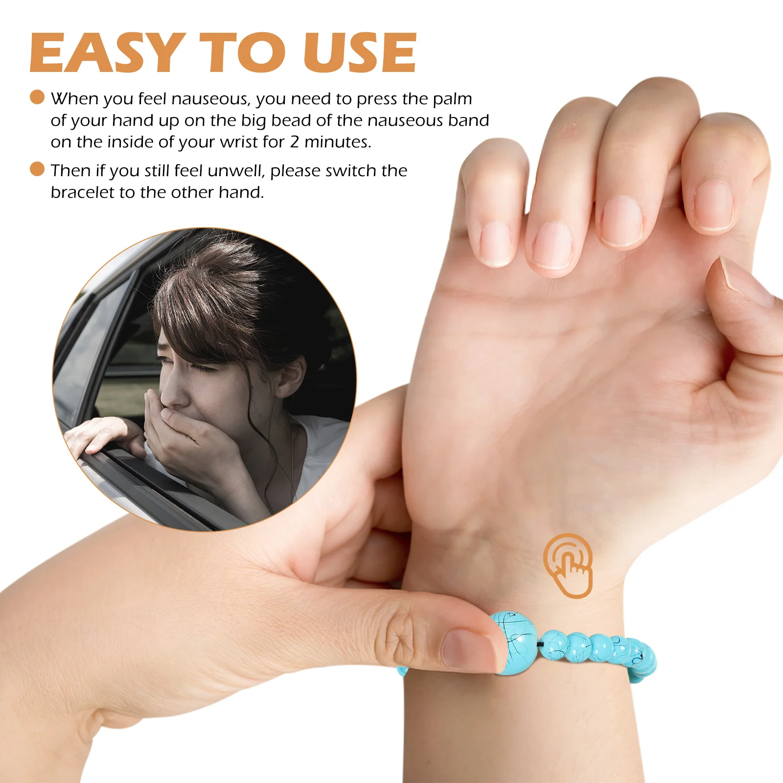 

6Pcs Delicate Drawstring Bracelet Safe Premium Glass Material Daily Wear Gym Study Efficiency Bracelets Delicate Bracelet