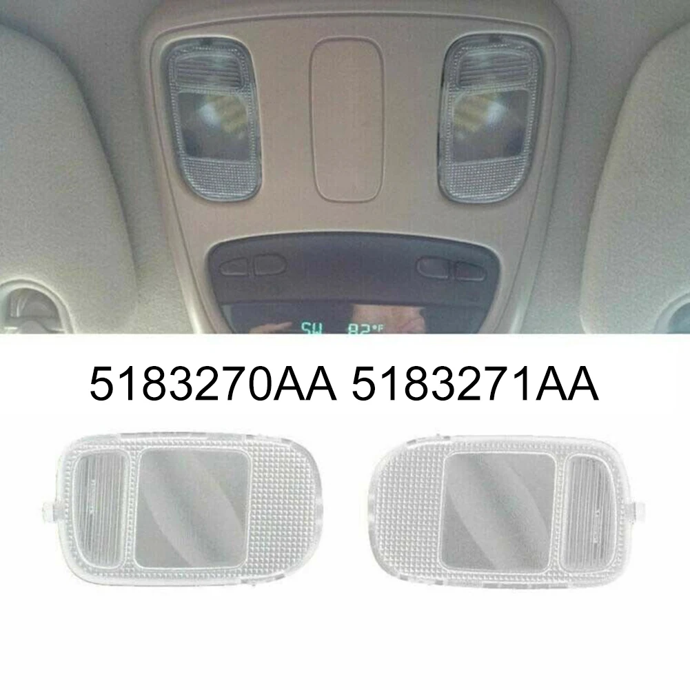 2 stücke 5183270AA 5183271AA Für Dodge Für Ram Konsole Dome Lesen Licht Innen Dach Licht Objektiv Overhead Konsole Decke cab Lampe