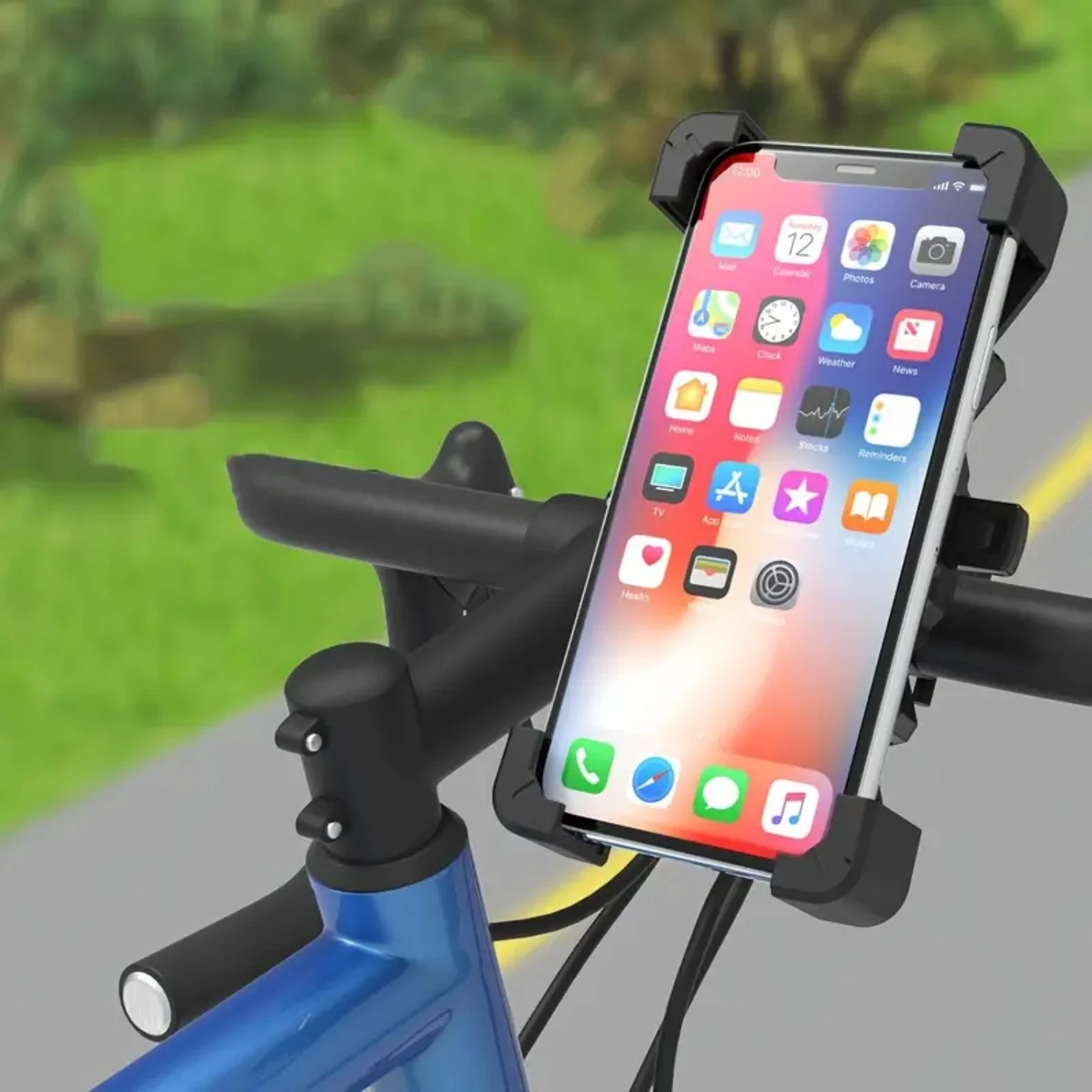 

Phone Mount Electric Motorcycle Auto Lock Holder For Bicycle