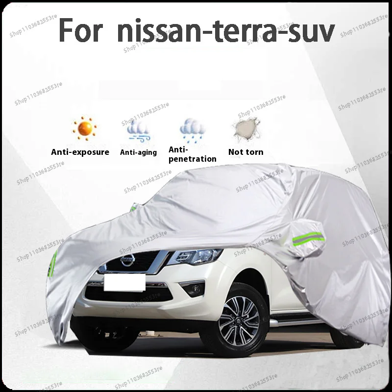 

For Nissan Terra Fit Car Cover - Waterproof, Dustproof, Sunshade (UV), Snowproof | Silve Full Cover with All-Day Protection