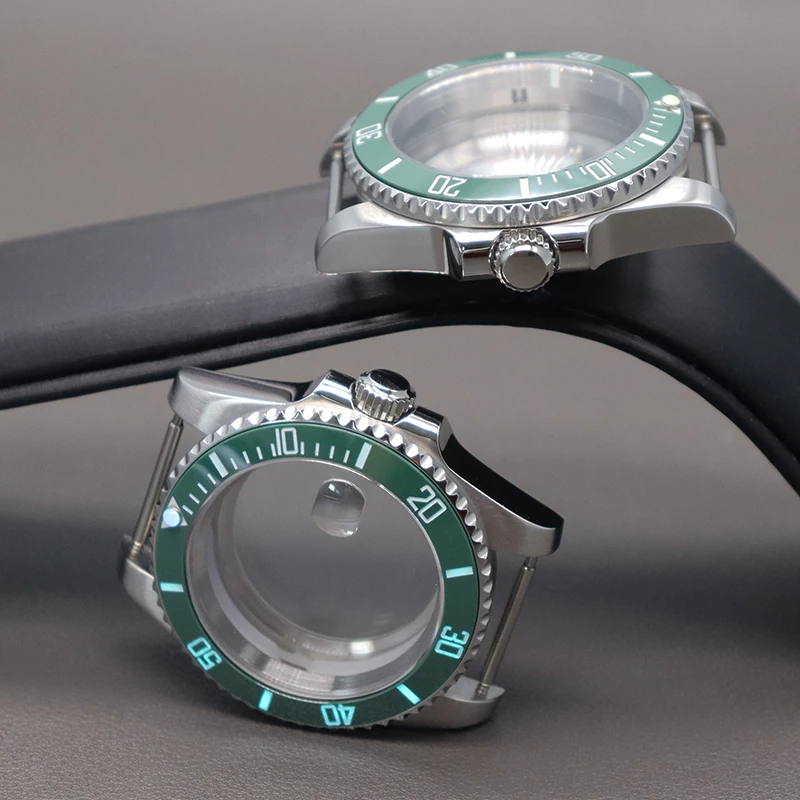 

40mm Stainless Steel Watch Case NH35 Accessory For NH35 NH36 NH34 NH38 Eta 2824 Miyota 8215 Movement Ceramic C3 Bezel Submariner