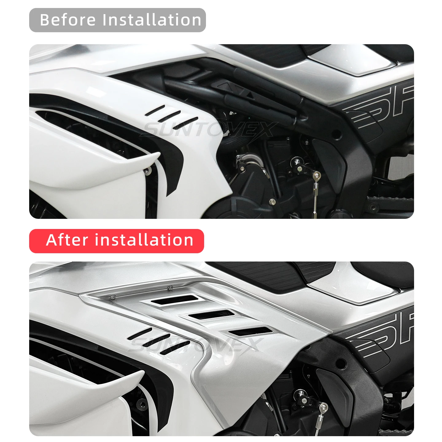 Motorcycles Accessories Engine Side Protective Cover Crash Cap Guard Protection For CFMOTO 500SR 2025 2026 Water Tank Side Cover