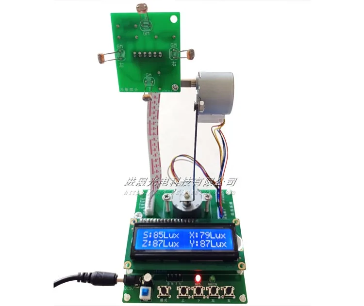 

Design of Solar Tracker Based on STC12C5A Series 51 Single-chip Microcomputer Solar Dual-axis Automatic Tracking System