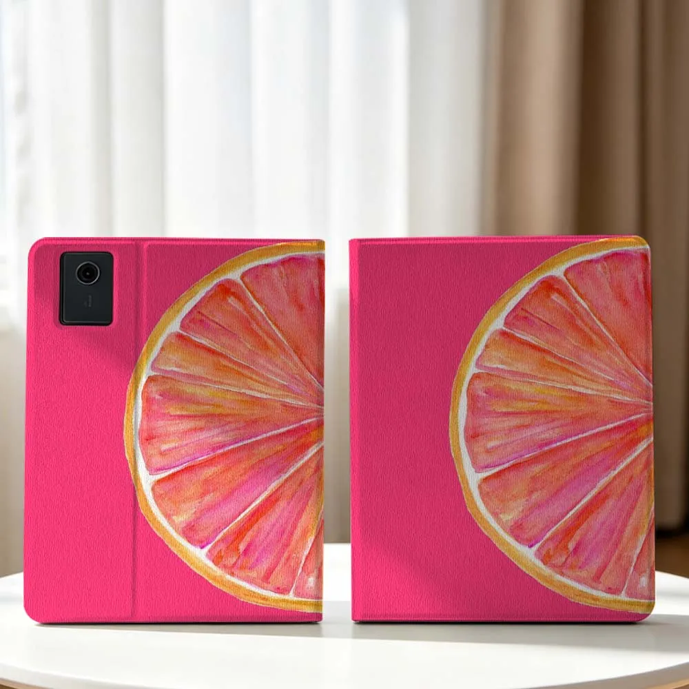 Cute Orange Pattern For Lenovo Xiaoxin Pad Pro Tab P12 P11 11 13 11.2 inch K11 Plus Pen Tray Tablet Case Soft