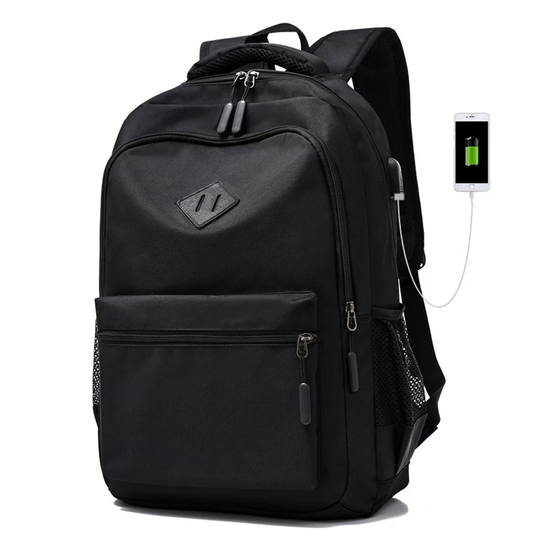 Solid Color Backpack Fashion Men Women Backpack High Capacity Schoolbags For Teenager Girls Boys Male Shoulder Bags