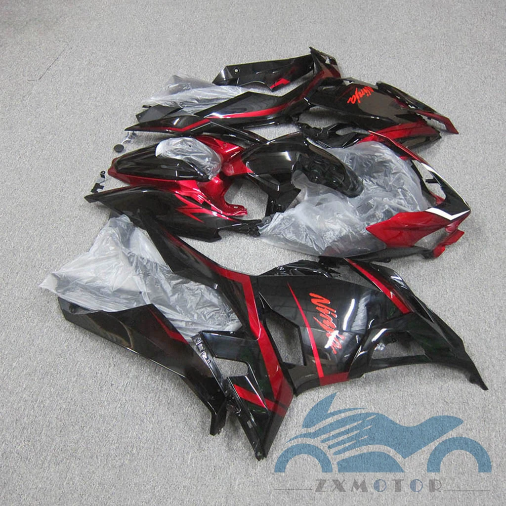 Fairings Kit fit For Kawasaki Ninja400 18-24 EX400 Ninja 400 2018 2019 2020 2021 2022 2023 2024 red black fairing kit set