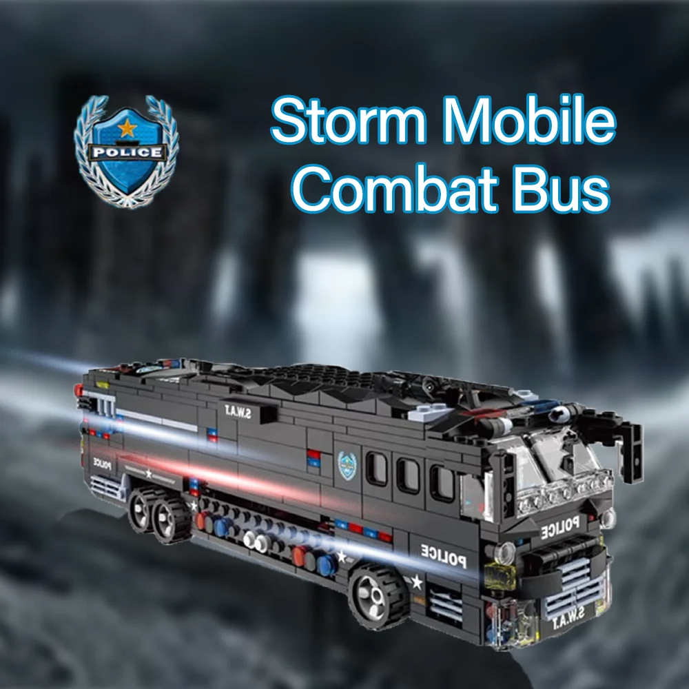 1014PCS Full Set of Police Cars, Airplane Blocks, Helicopters, Model Toys, Exercise Puzzle And Hands-on Skills
