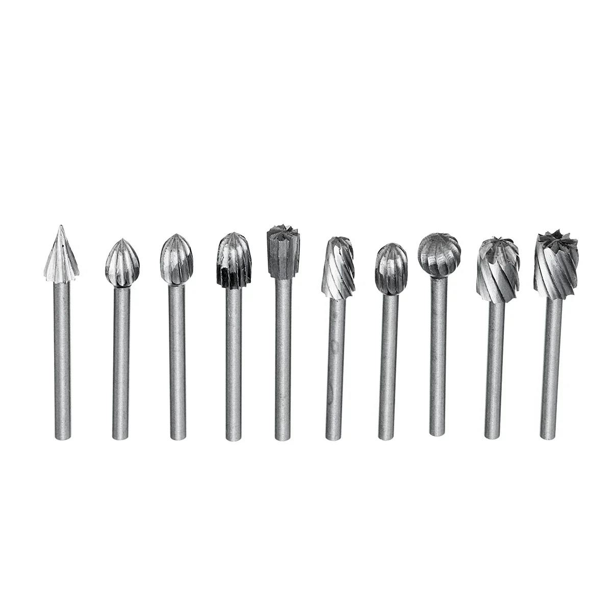 20pcs 3mm Woodworking Carving Milling Cutter HSS Durable HSS Routing Router Drill Bits Universal Wood Working Tool for Dremel