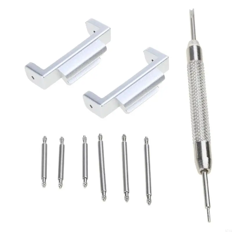 573A Herramienta precisa incluida Conjunto adaptadores para banda reloj inteligente 22 mm, compatibilidad unisex