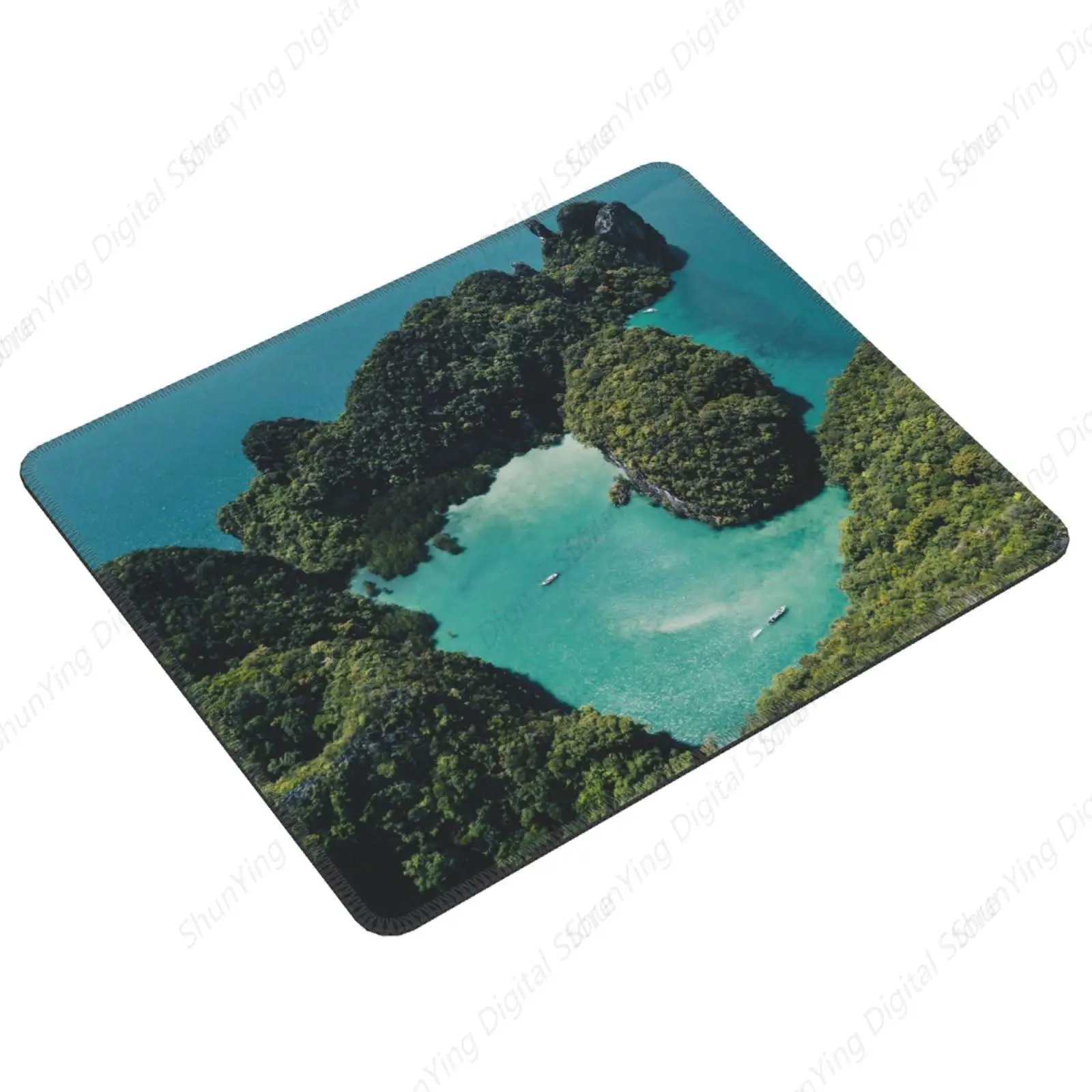 Ocean Mouse Pad Anti Slip Rubber Base Gaming Plant Mouse Pad Suitable For Office Mouse Pads On Male And Female Laptops 18*22cm