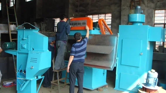 Q326 Tumblast Belt shot blasting machine