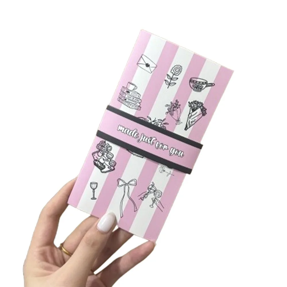 

Handmade Christmas Gift Card DIY Blessing Message Waterfall Gift Card with Envelope Paper Message Gift Card New Year Greeting