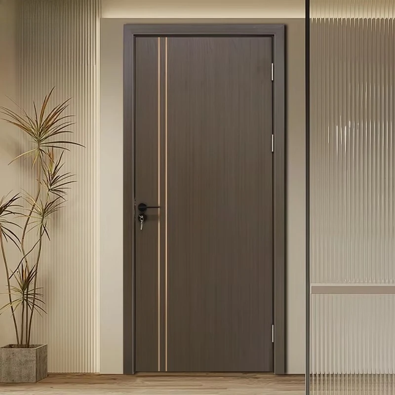 

Современный стиль, твердая дверь, новый дизайн, качели с открытым входом, деревянный внутренний умный замок, дверь дома/спальни