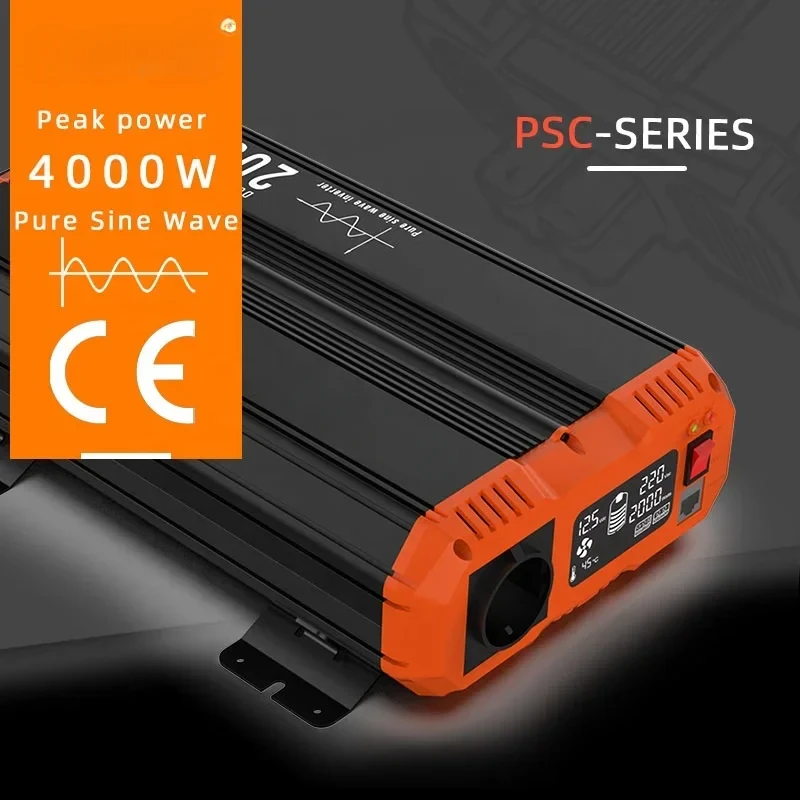 brand inverter 2000w pure sine wave DC/AC power converter with OEM produce