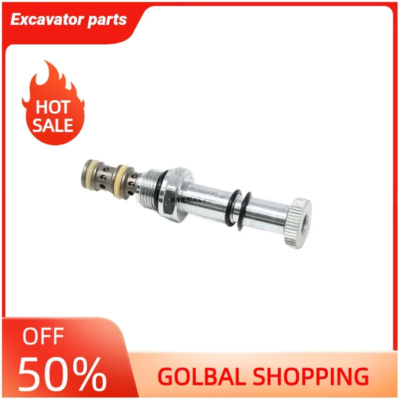 Accessori idraulici per macchinari di ingegneria E26 Escavatore Elettrovalvola Nucleo valvola 6678988 Bobina 6678984