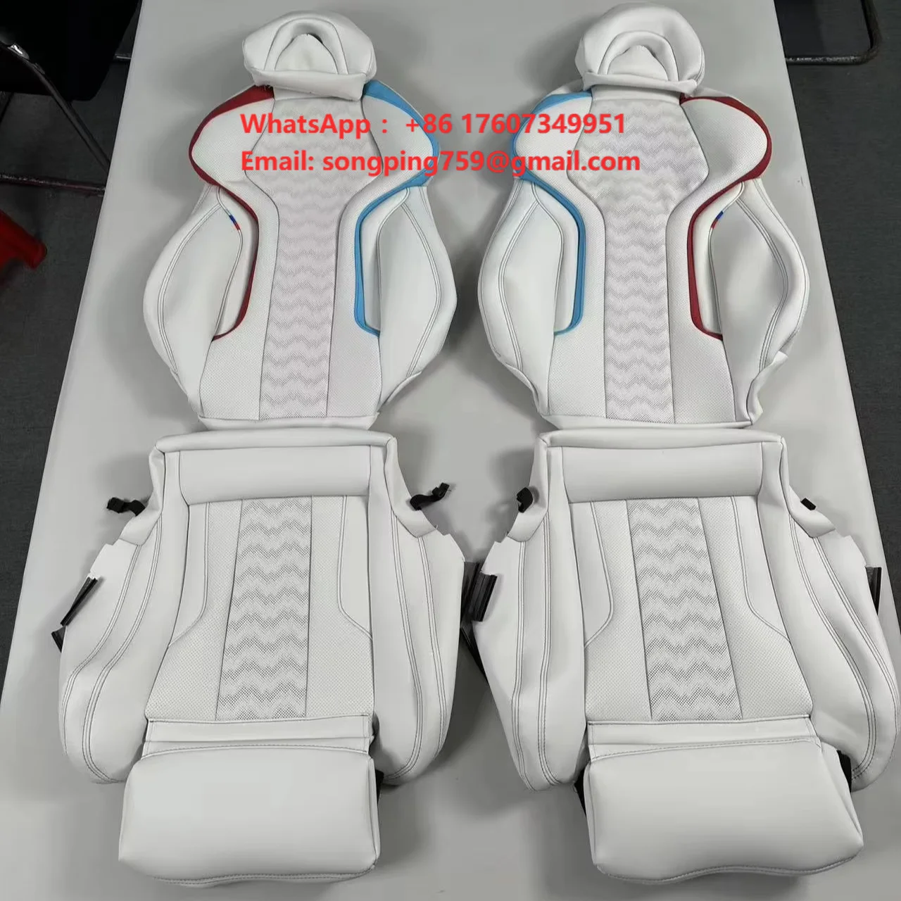 A Car Seat Cover for Full Surround Precision Custom Leather Seat Cover for bmw simple mounting for BMW Compact -size Large Car