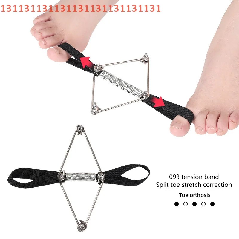 

Toe Straightener Hallux Valgus Corrector Belt Foot Stretch Recovery Training Exerciser Strap Thumb Elastic Band Foot Tools 2023