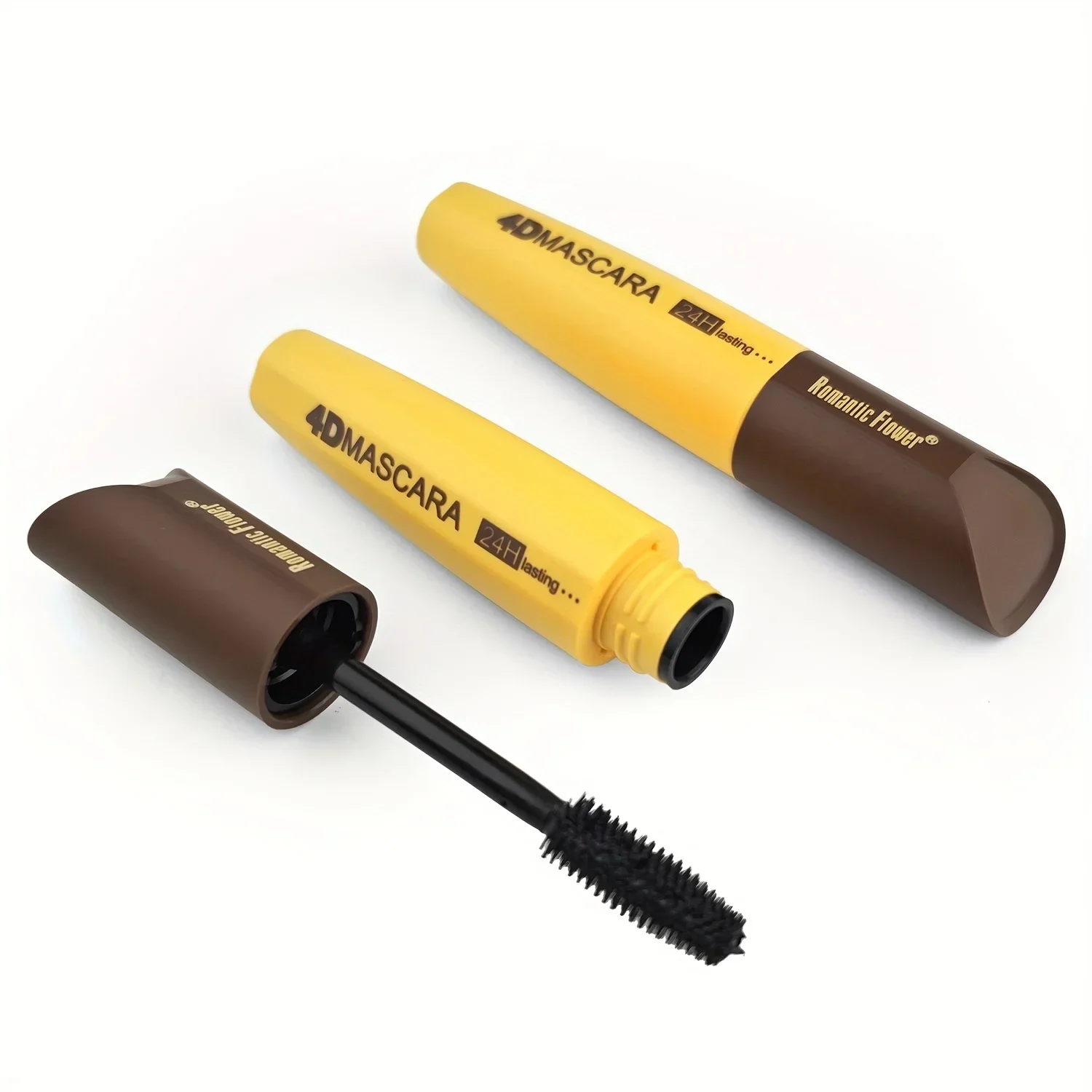 2PCS mascara's, verdikking, verlenging, krullen en volumegevende wimpers, langdurige, waterdichte, vergrendelende make-up, verlengend