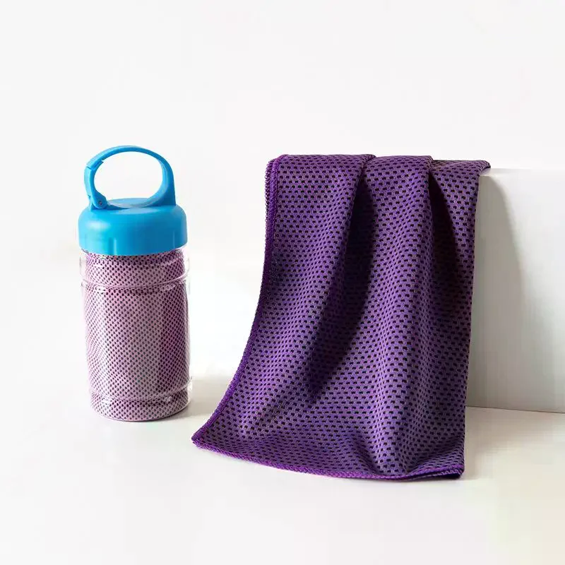1Pcs Breathable Cooling Towel Ultra Soft Lightweight Microfiber Towels Quick Drying Sunstroke Prevention Yoga Swimming Gym Towel - view 4