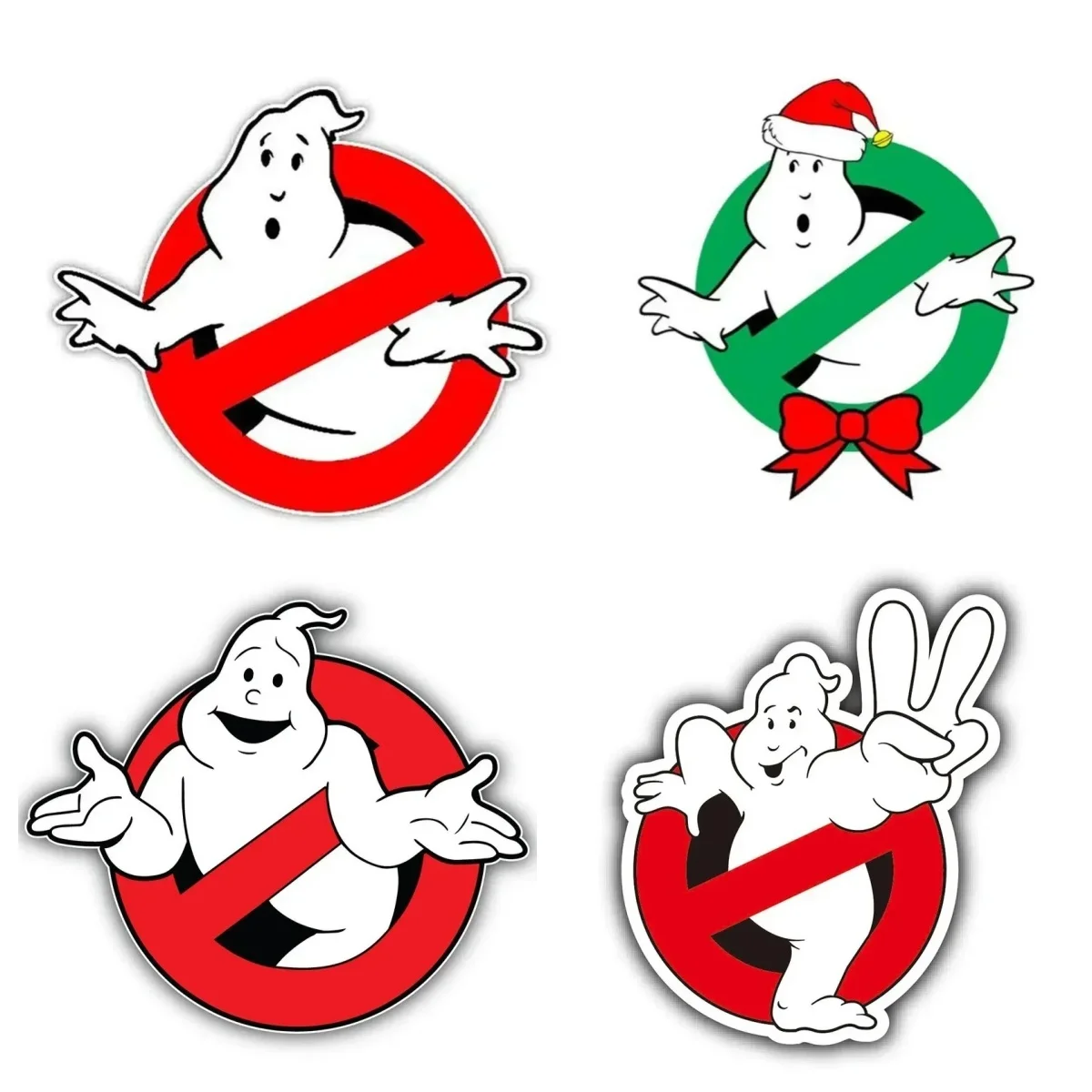 PVC Ghostbusters Car Stickers on Auto Body Styling Window Bumper Funny Motorcycle Tank Helmet Decals Cute Automobile Accessories