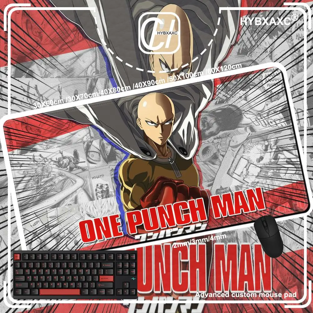 

ONE PUNCH-MAN Gaming Mouse Pad Carpet Keyboard Kawaii Mousepad 80x30 Setup Gamer Accessories Computer Tapis Souris Big Desk Mat