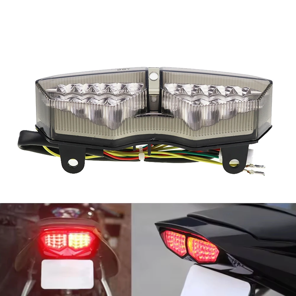 ヤマハ-yzf-r6-yzfr6-2003-2005-yzf-r6s-2006-2008-オートバイリアテールライトブレーキターンシグナル一体型-led-ライトに適合