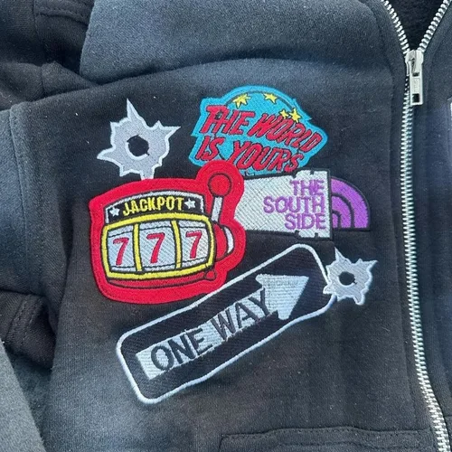 남성용 고딕 펑크 하라주쿠 개성 스타 의류, 미국 스트리트 하라주쿠 지퍼 후드, 패션 트렌드, 오버사이즈 맨투맨 