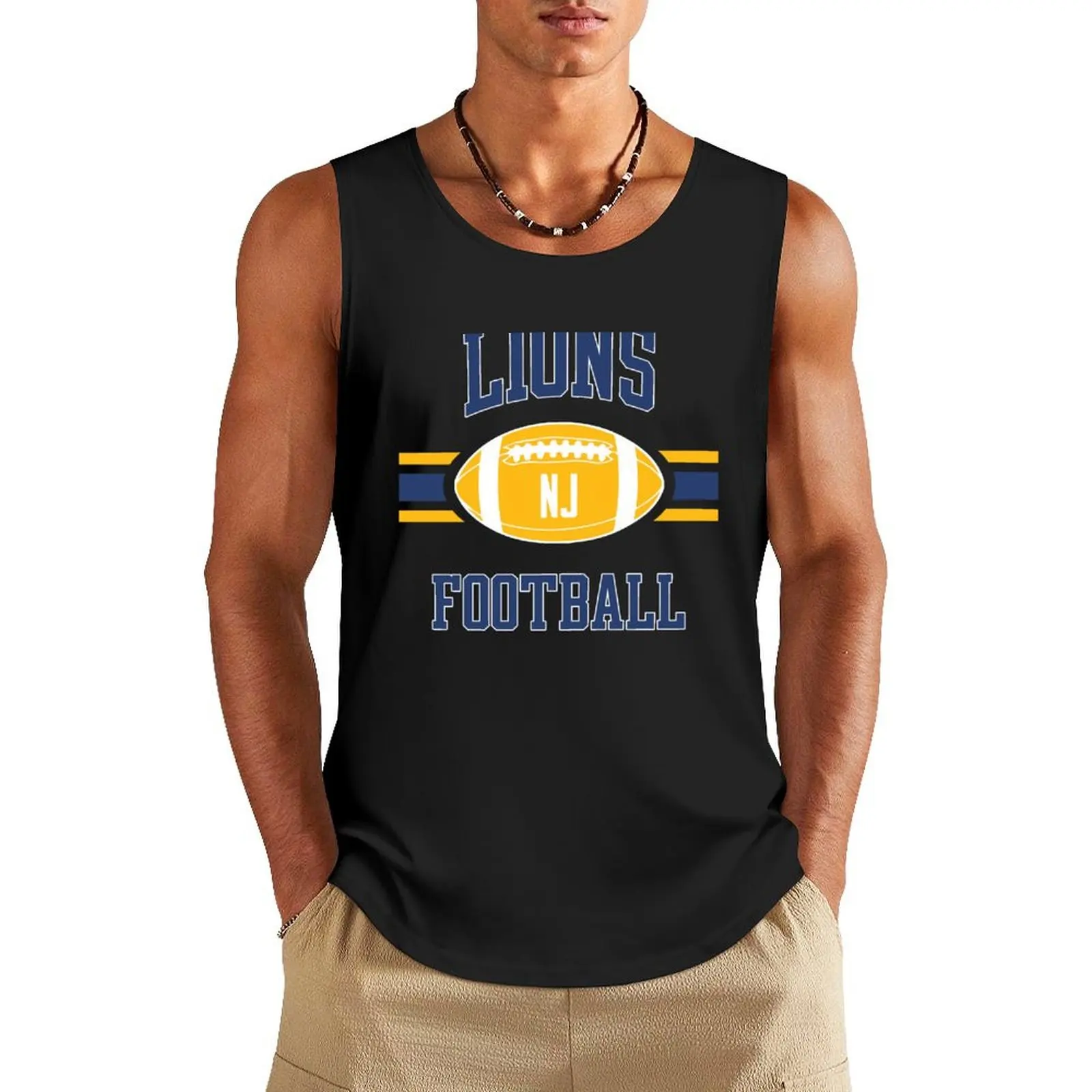 TCNJ Football Tank Top clothing men Body man Bodybuilding shirt gym accessories man