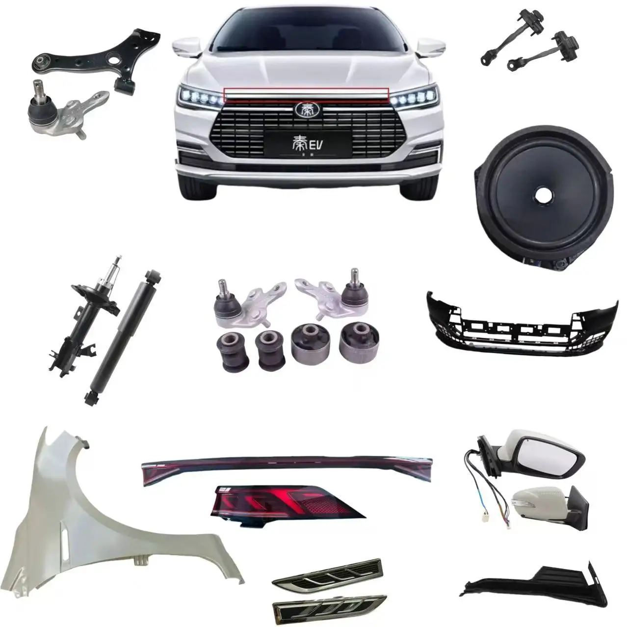 

BYD Qin electric vehicle body kit manufacturer new car parts and accessories