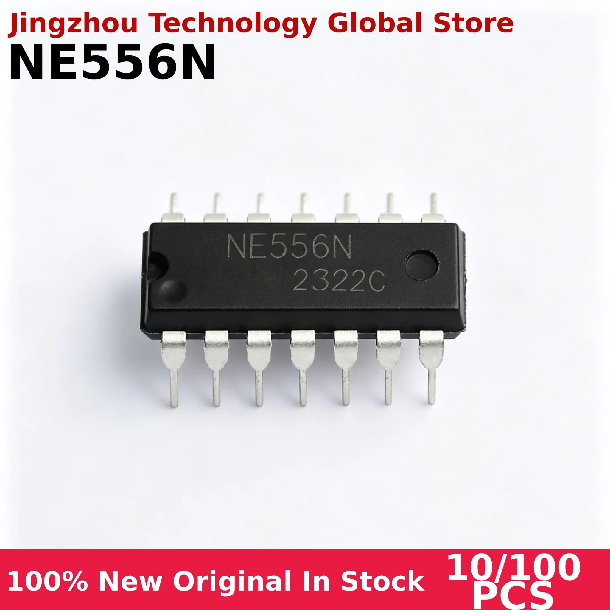 10/100PCS NE556N NE556 DIP-14 IC Chip 100% New Wholesale