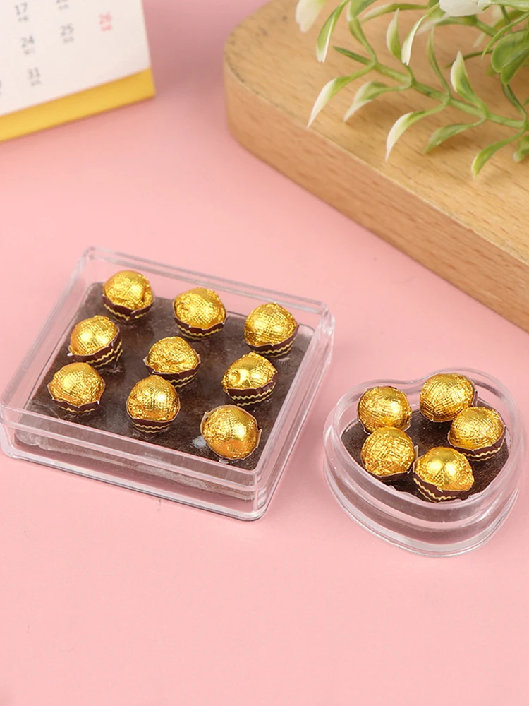 1:12 Dollhouse Miniature Chocolate Gift Box Model Food Toy Kitchen Accessories