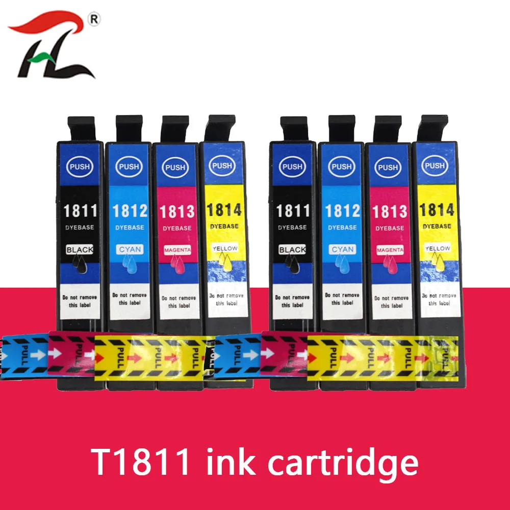 Cartouche d'encre T1811-T1814 XP-212 XP-215 XP-312 XP-412 XP-415 XP-202 XP-102 XP-302 XP-405 XP-205 XP-305 XP-225 XP-325 XP-422